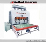 Short cycle hot press machines with professional heater